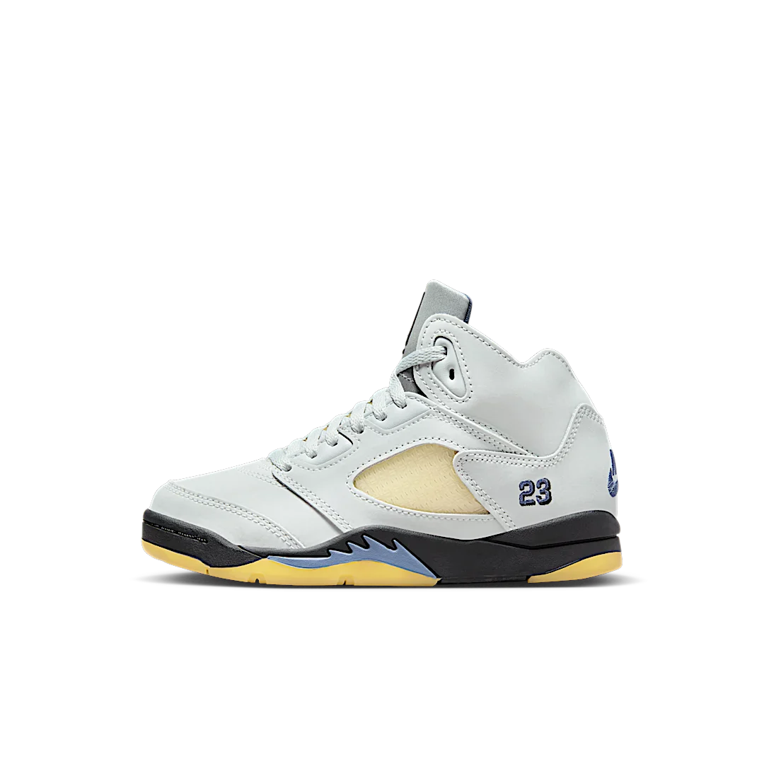 Air Jordan 5 Retro A Ma Maniére Dawn (PS), Photon Dust/Black/Diffused Blue/Pale Ivory (FZ3356-004)