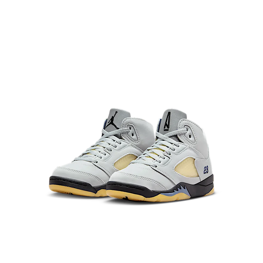 Air Jordan 5 Retro A Ma Maniére Dawn (PS), Photon Dust/Black/Diffused Blue/Pale Ivory (FZ3356-004)