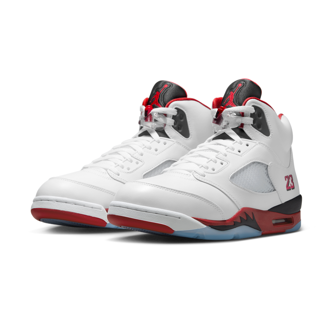 Air Jordan 5 Retro Fire Red Black Tongue (2025) - Sneak