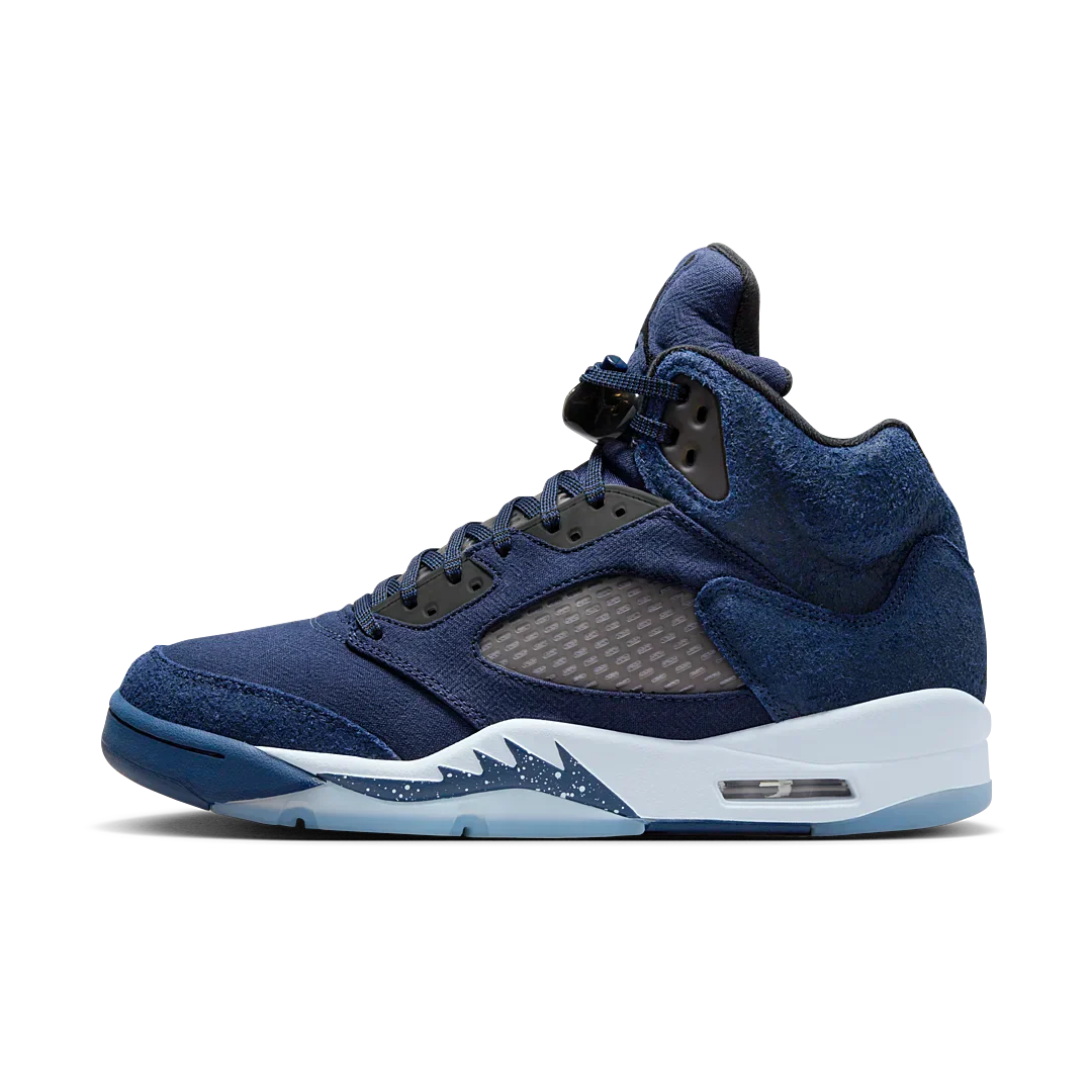 Air Jordan 5 Retro Georgetown, Midnight Navy/Black/Football Grey (FD6812-400 / FN5452-400)