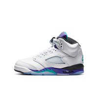 Air Jordan 5 Retro Grape (2025), White/Grape Ice-New Emerald (HQ7980-100)