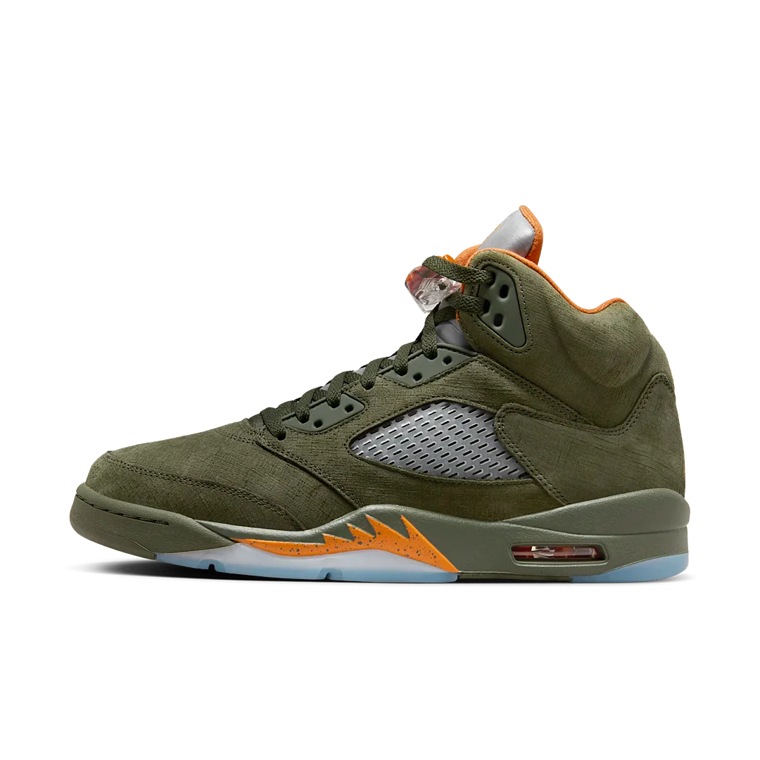 Air Jordan 5 Retro Olive (2024), Army Olive/Solar Orange (DD0587-308)