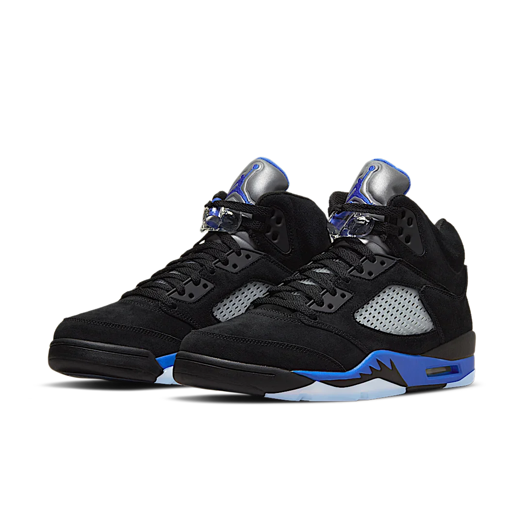 Air Jordan 5 Retro Racer Blue, Black/Racer Blue-Reflective Silver (CT4838-004 / 440888-004)