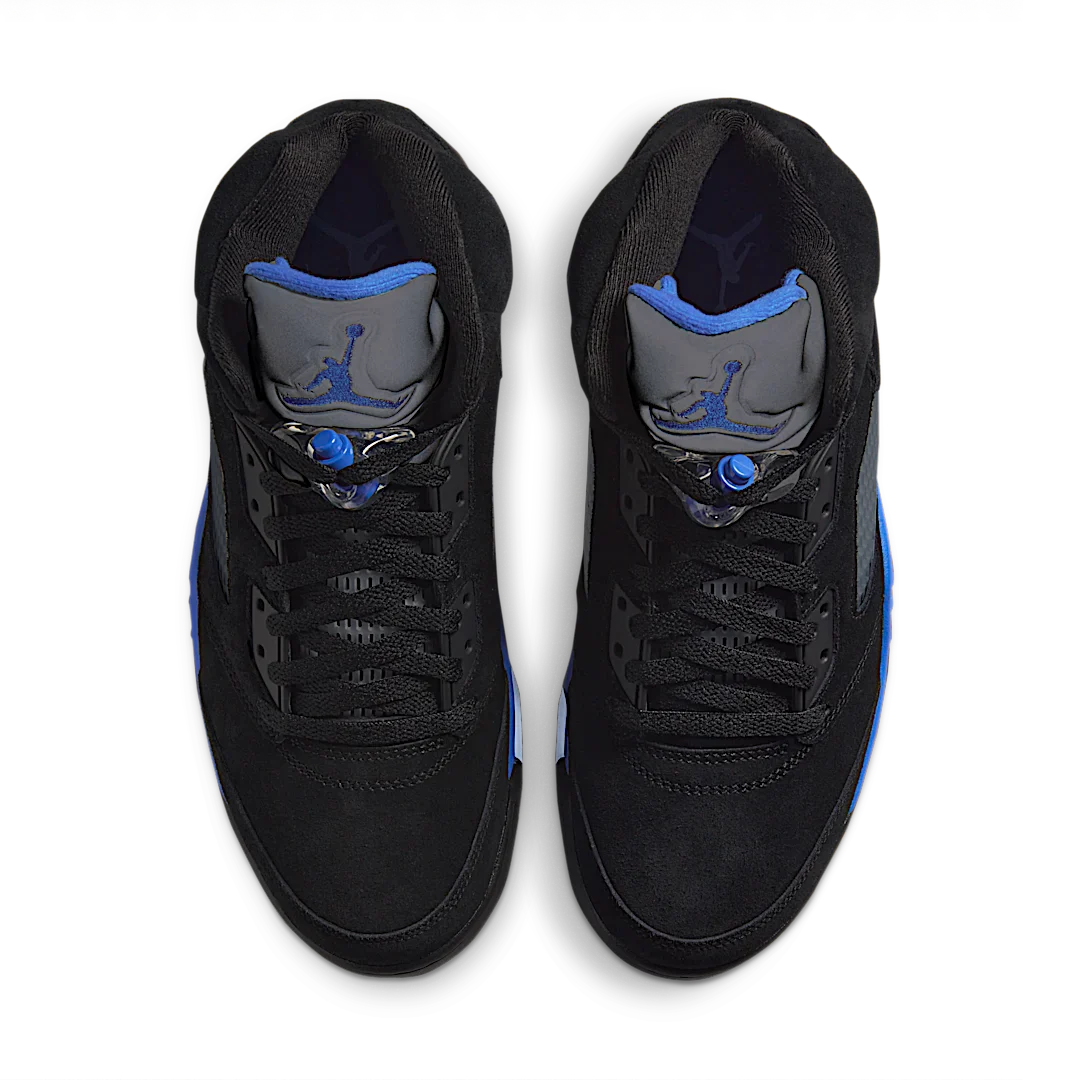 Air Jordan 5 Retro Racer Blue, Black/Racer Blue-Reflective Silver (CT4838-004)