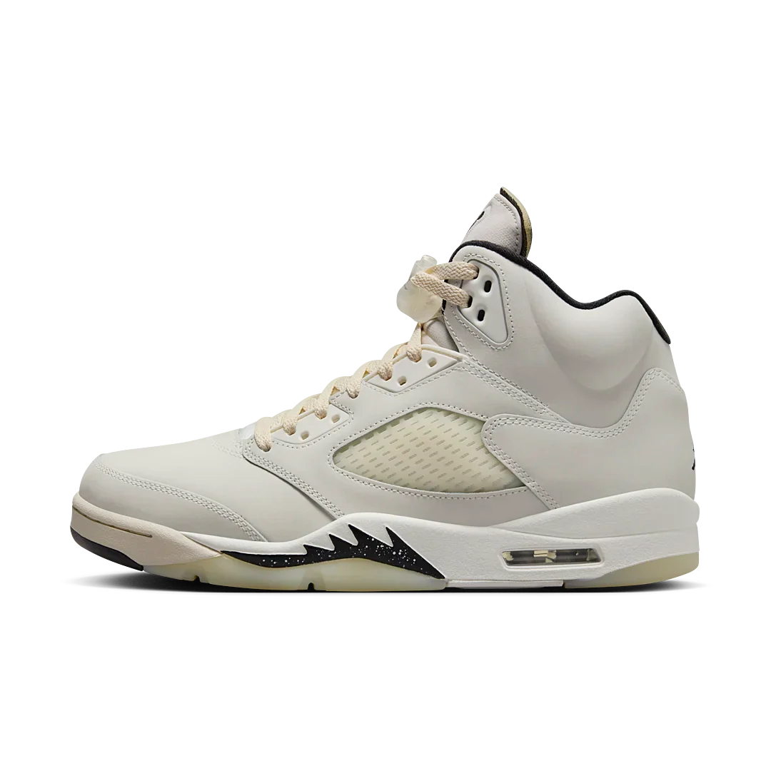 Air Jordan 5 Retro SE Sail, Sail/Black/Light Orewood Brown/Coconut Milk (FN7405-100)