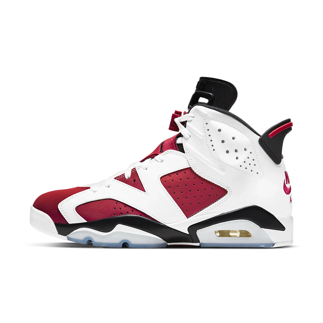 Air Jordan 6 Retro Carmine (2021), White/Black-Carmine (CT8529-106 / 384665-106)