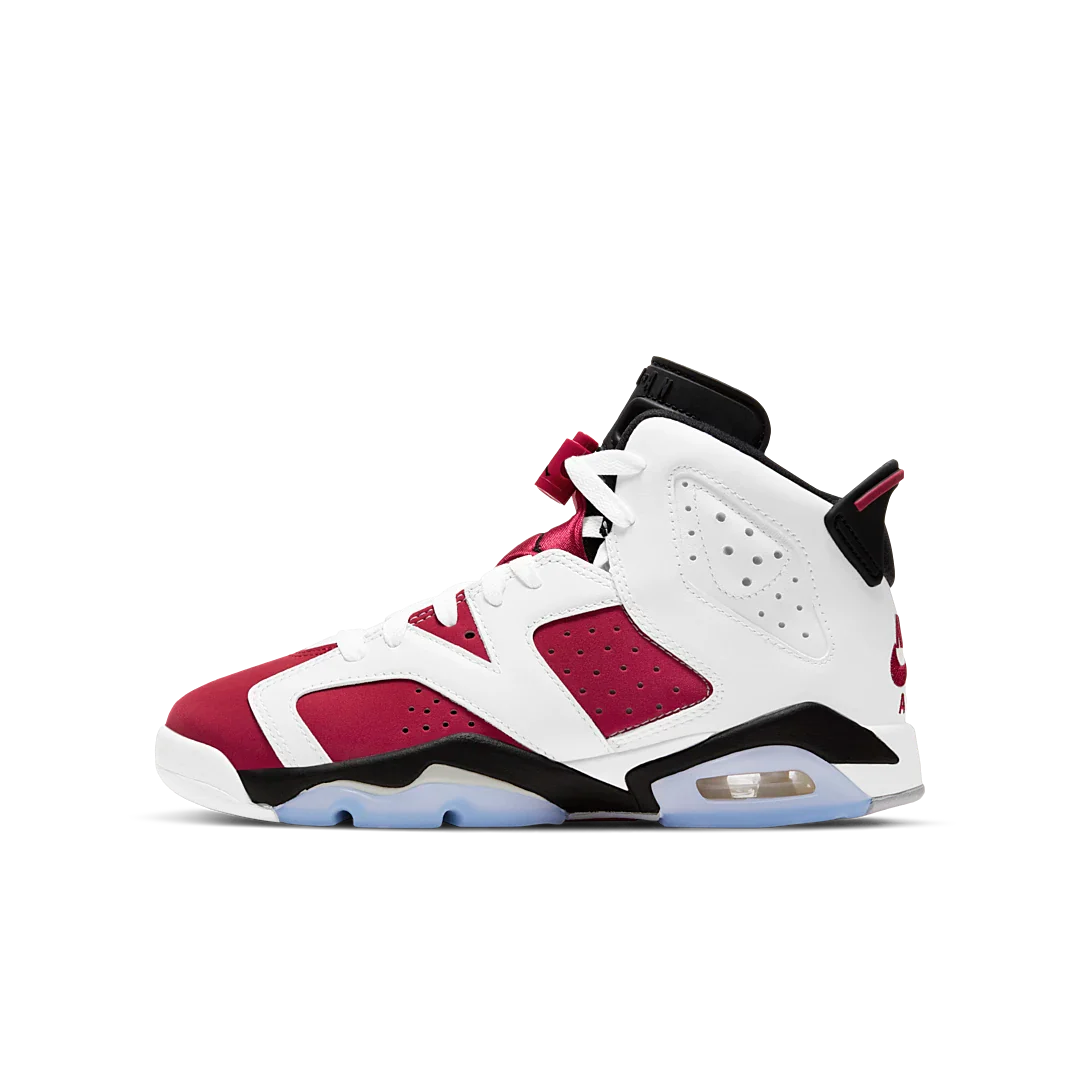 Air Jordan 6 Retro Carmine (2021), White/Black-Carmine (384665-106)