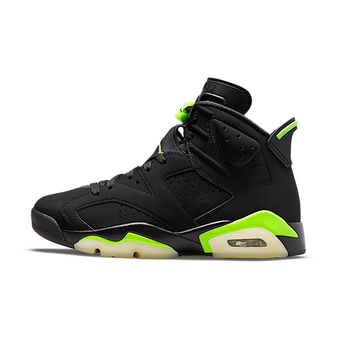 Air Jordan 6 Retro Electric Green, Black/Electric Green (CT8529-003 / 384665-003)