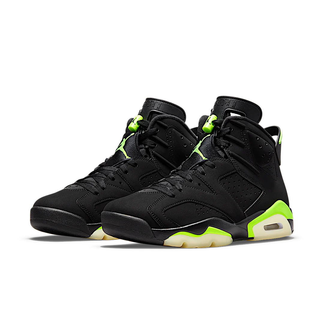 Air Jordan 6 Retro Electric Green, Black/Electric Green (CT8529-003 / 384665-003)