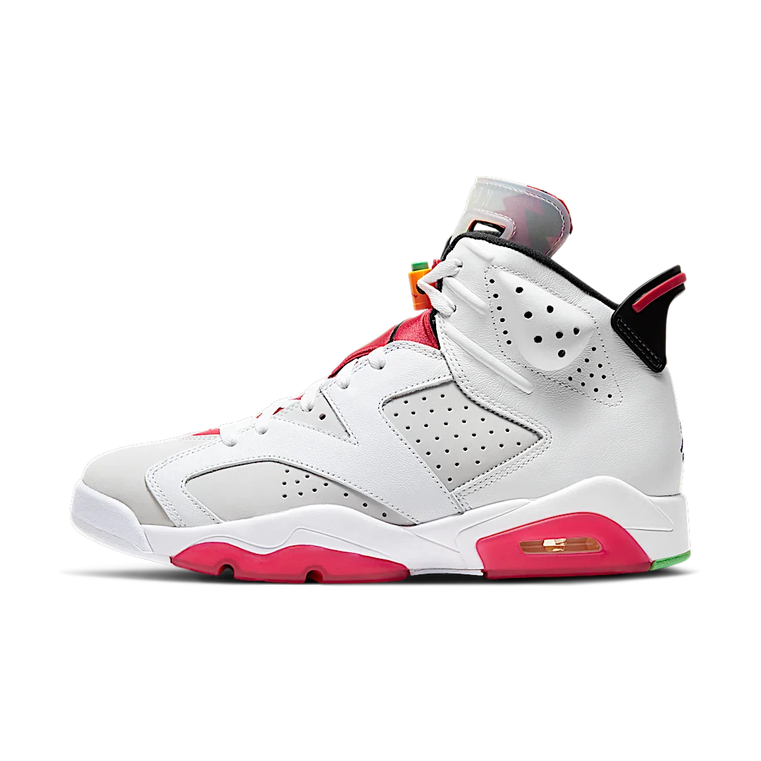 Air Jordan 6 Retro Hare, Neutral Grey/White-True Red-Black (CT8529-062)