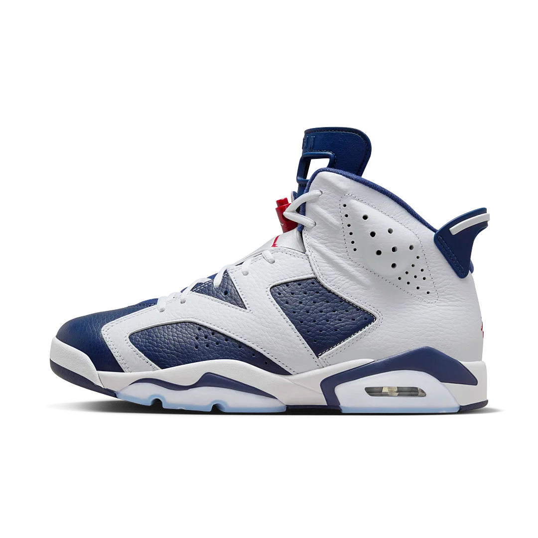 Air Jordan 6 Retro Olympic (2024), White/Varsity Red/Midnight Navy (CT8529-164 / 384665-164)