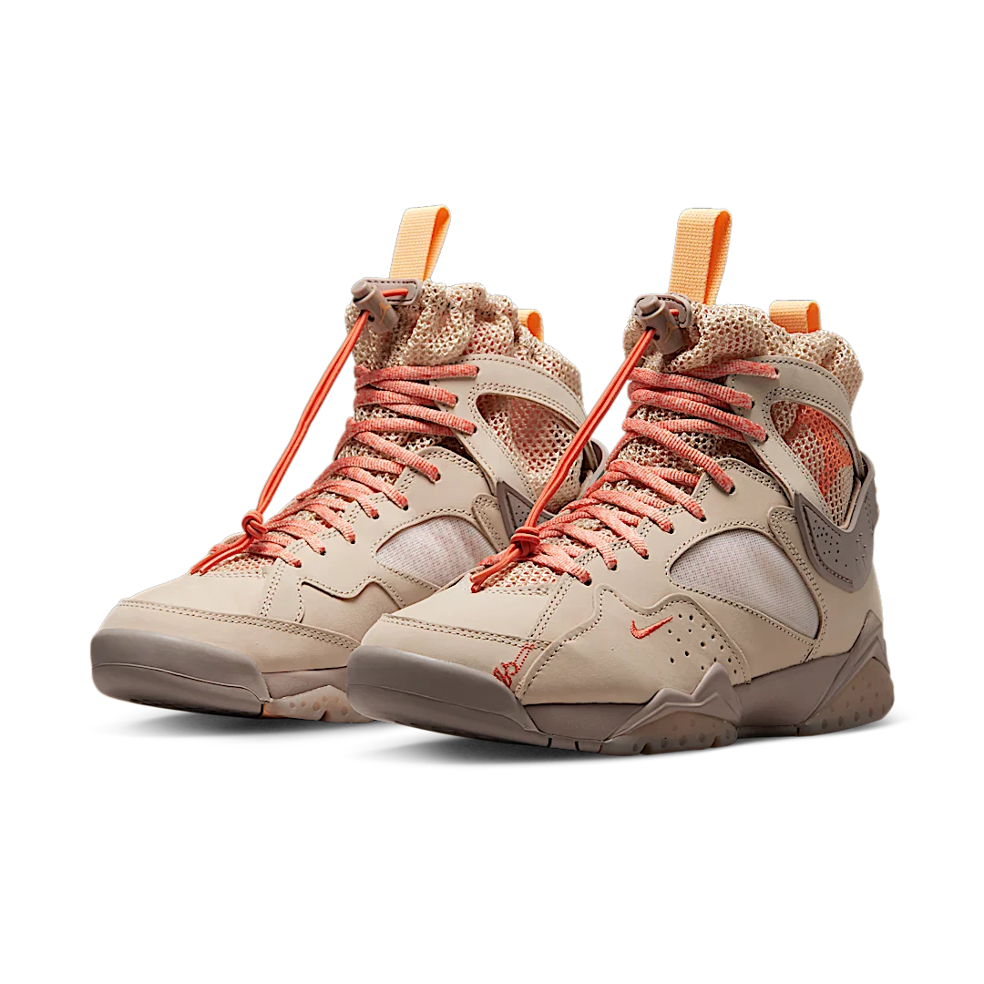 Air Jordan 7 Retro Bephie's Beauty Supply, Sanddrift/Malt/Turf Orange/Peach Cream (DR1485-168)