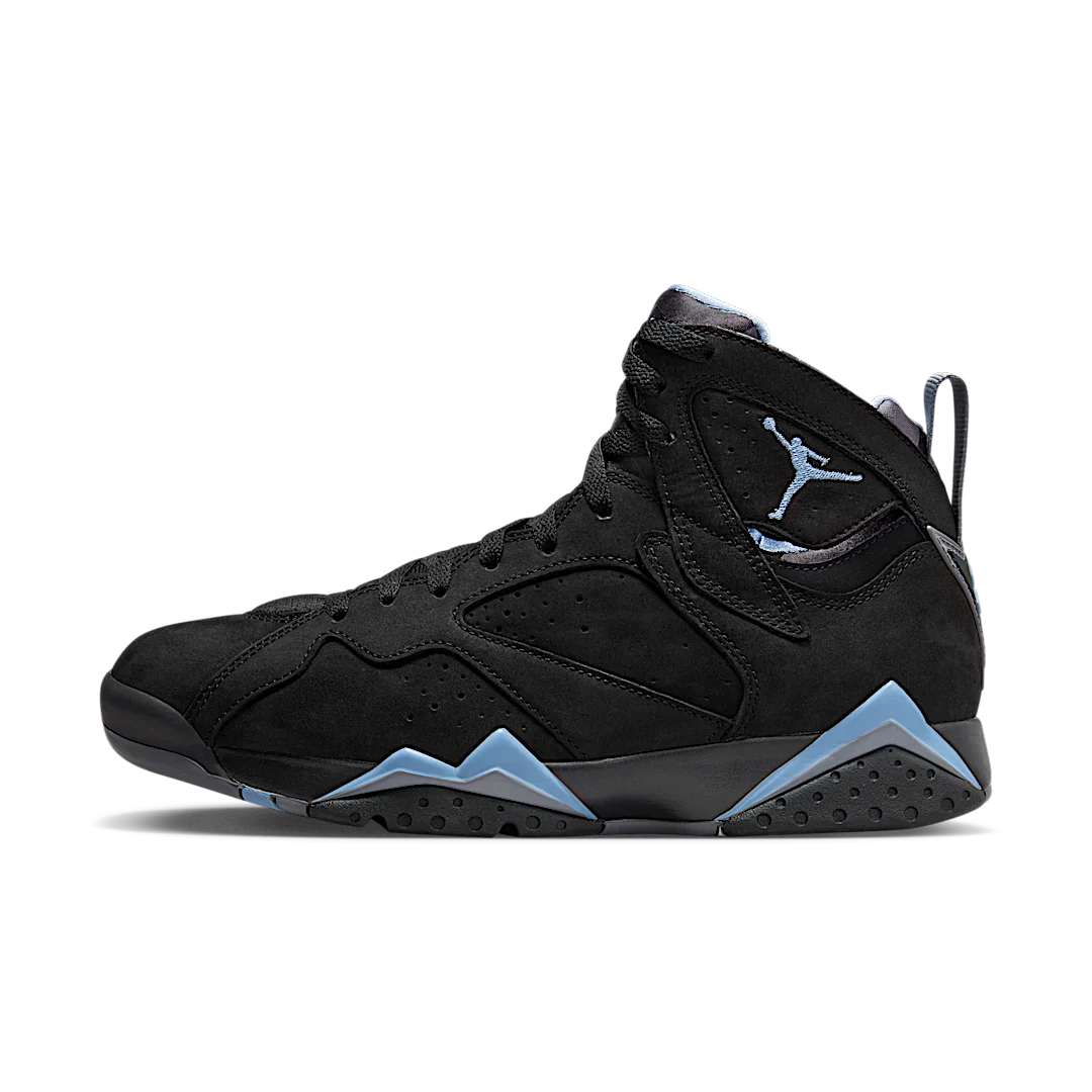 Air Jordan 7 Retro Chambray (2023), Black/Chambray/Light Graphite (CU9307-004)