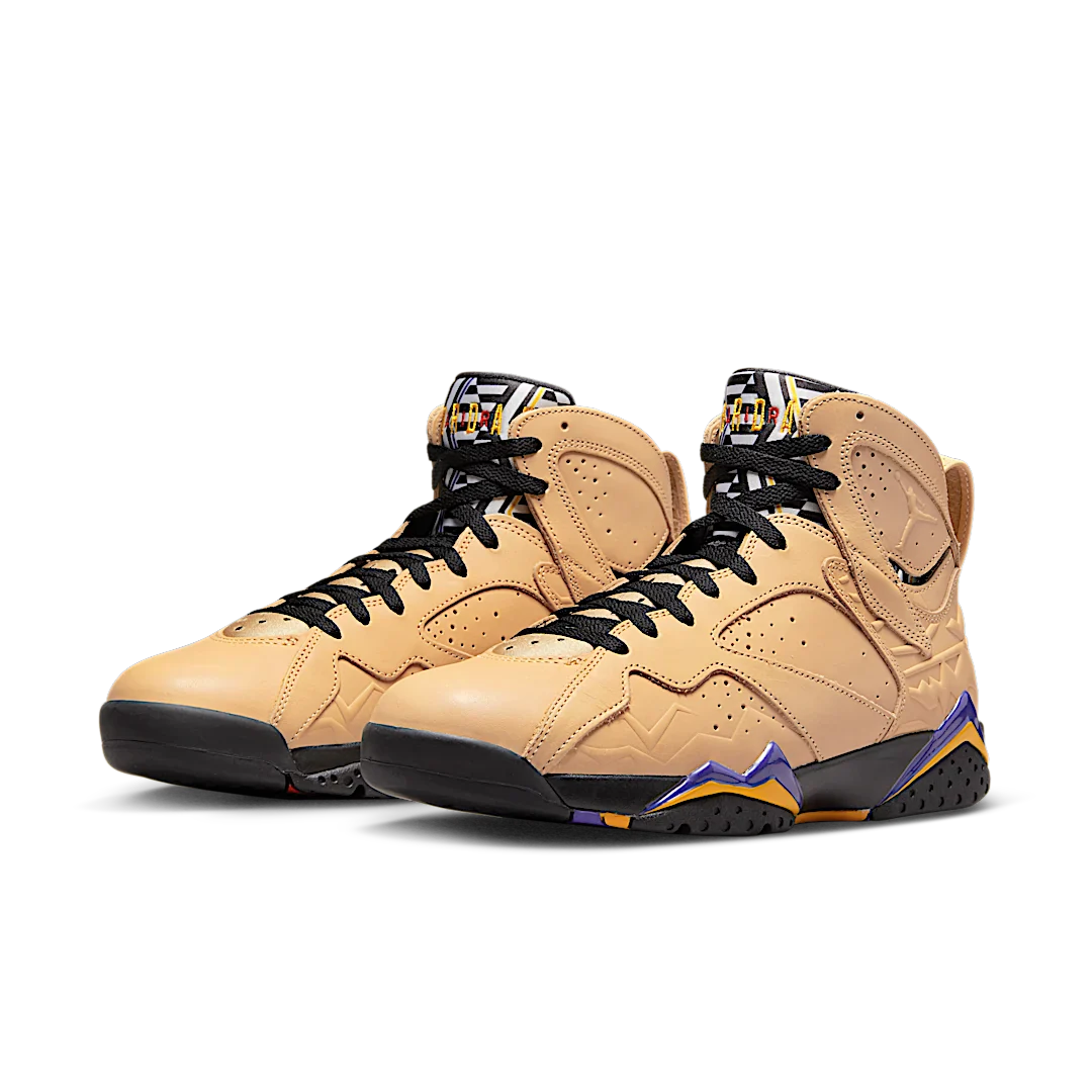 Air Jordan 7 Retro SE Vachetta Tan, Vachetta Tan/Black/Taxi/Dark Concord (DZ4729-200)