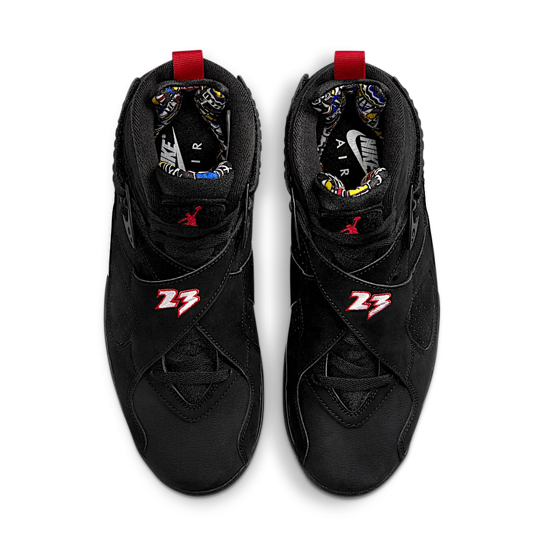 Air Jordan 8 Retro Playoffs (2023), Black/True Red-White (305381-062)