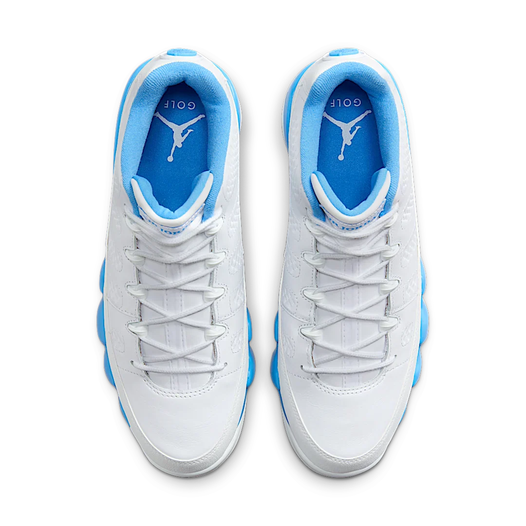 Air Jordan 9 Retro Low Golf White University Blue, White/University Blue-White (FJ5934-101)