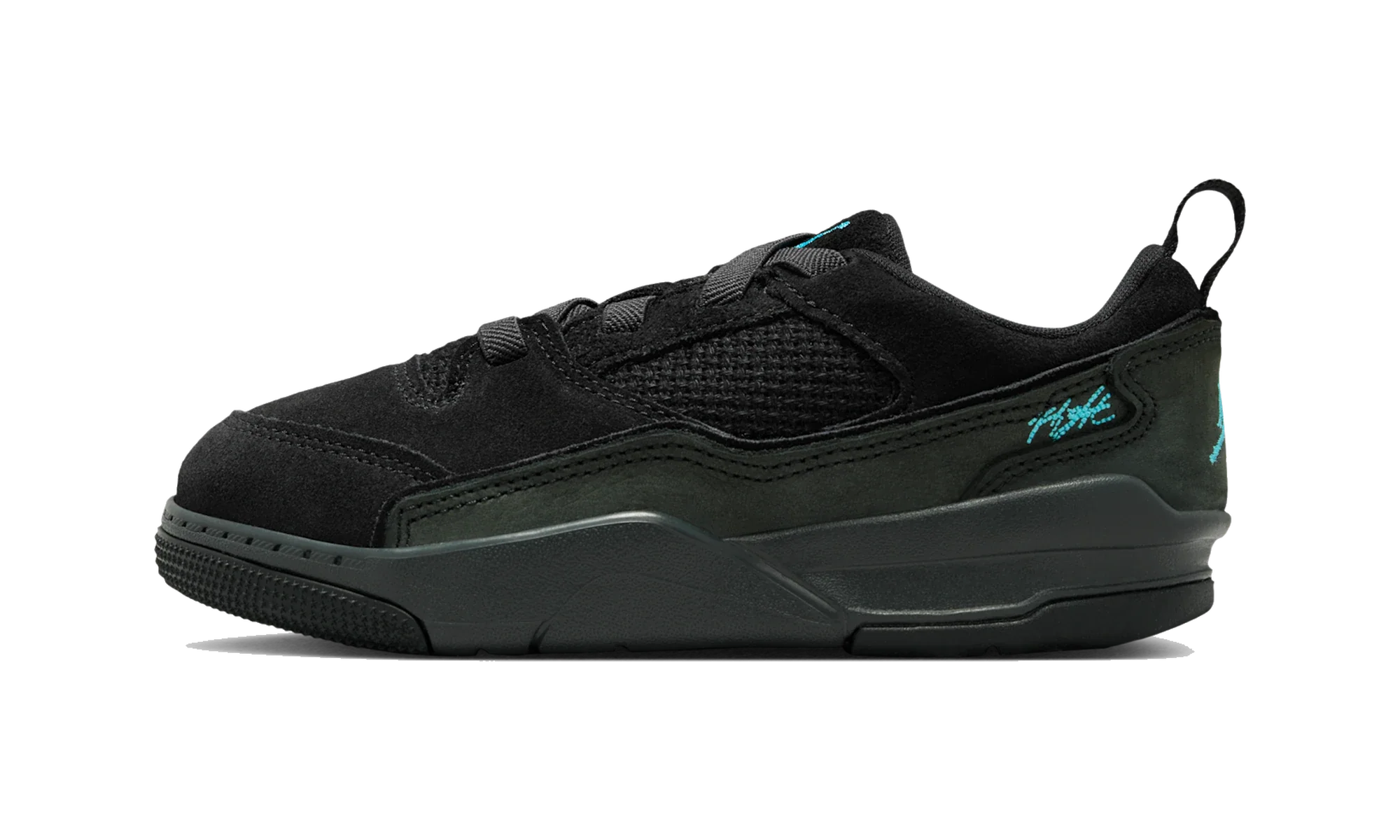 Air Jordan Flight Court Black Gamma Blue (PS)