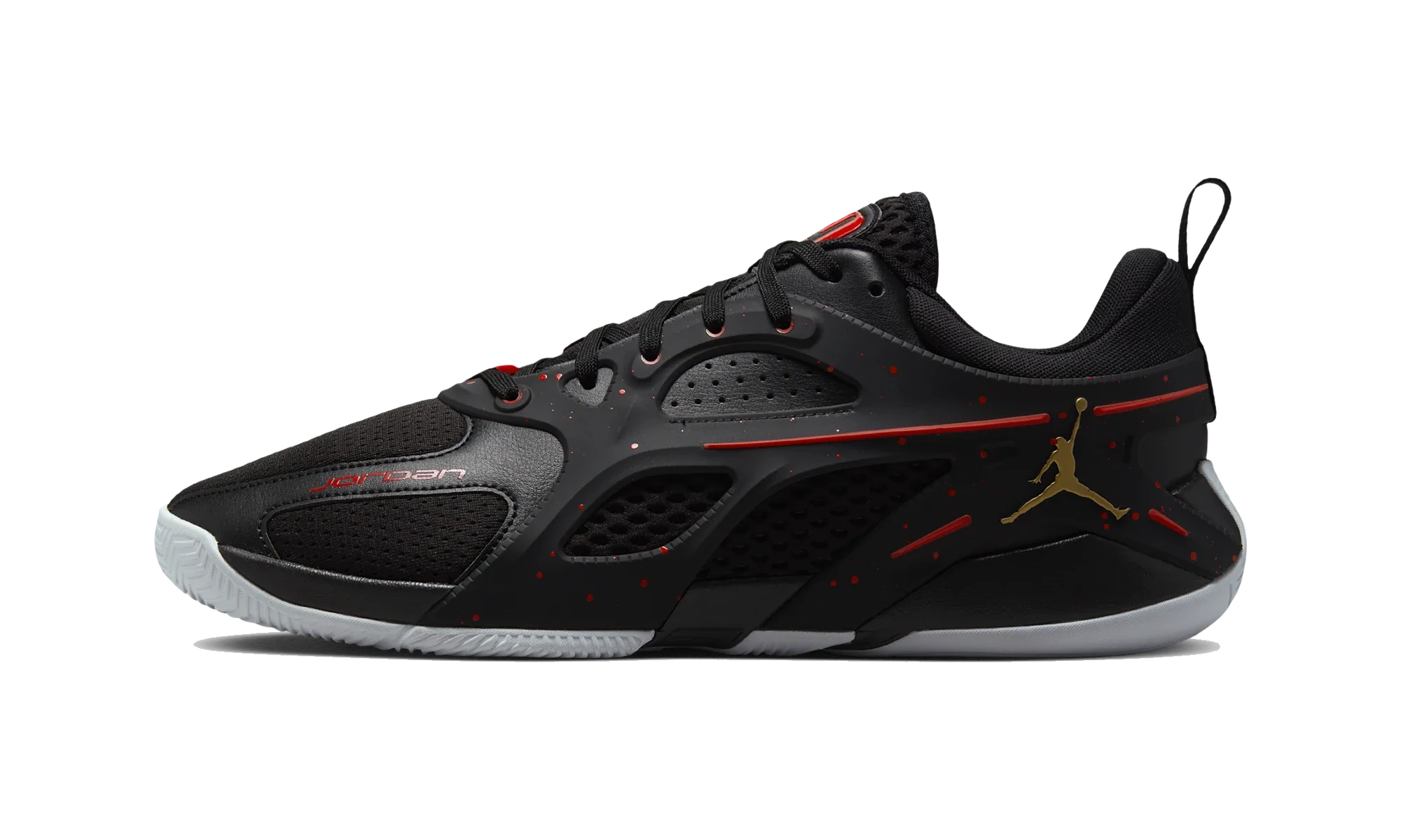 Air Jordan Heir Black Red Metallic Gold