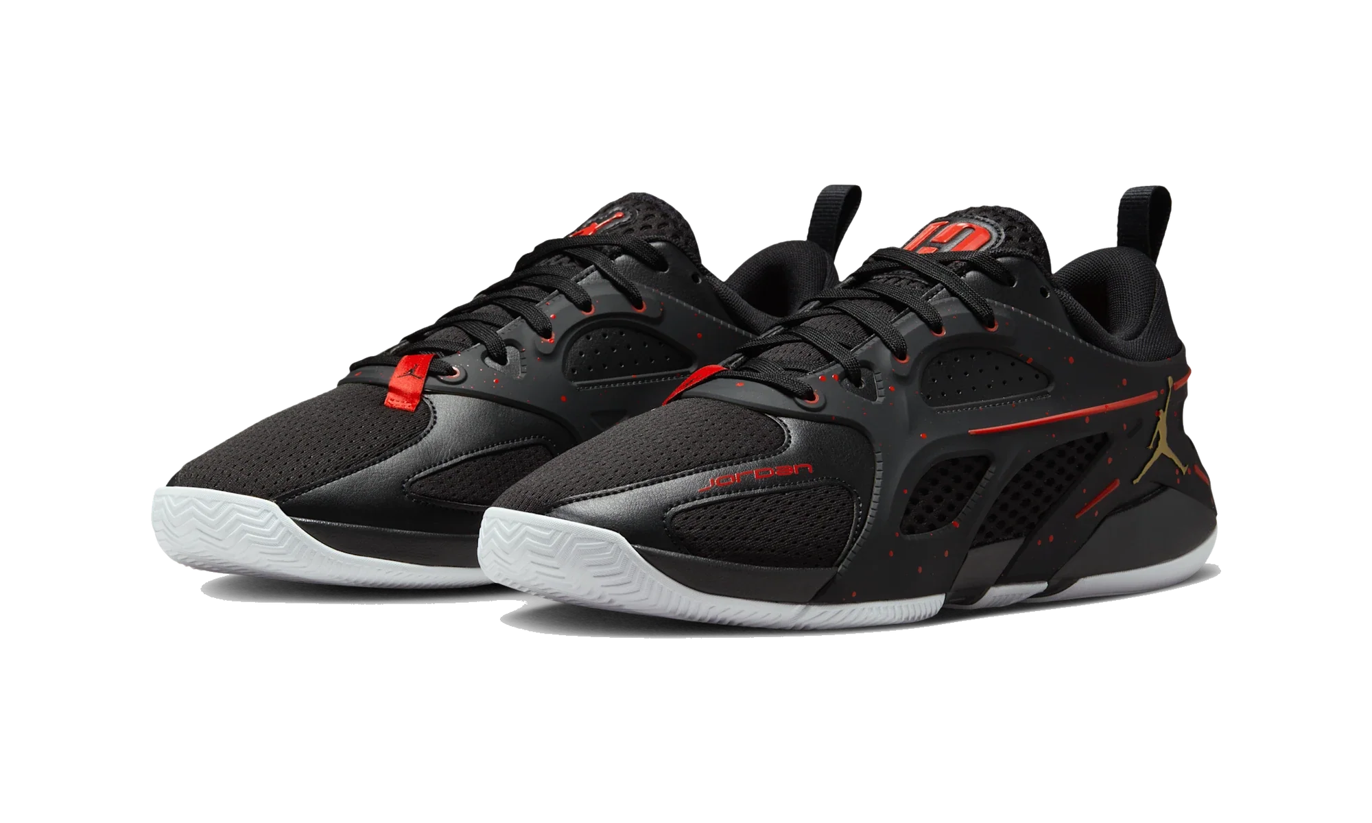 Air Jordan Heir Black Red Metallic Gold