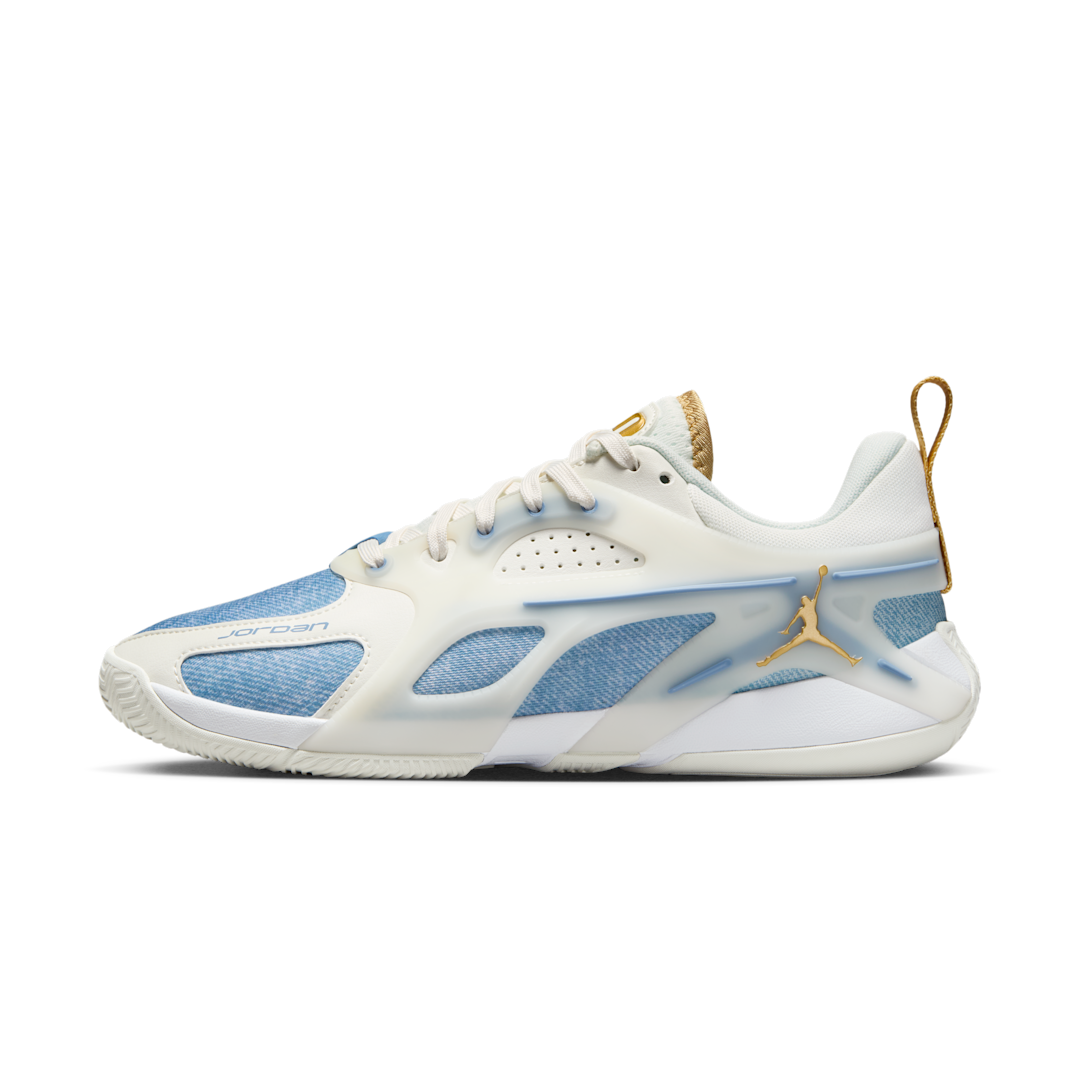Air Jordan Heir Denim Gold, Sail/Work Blue/Hydrogen Blue/Metallic Gold (FZ2471-104)