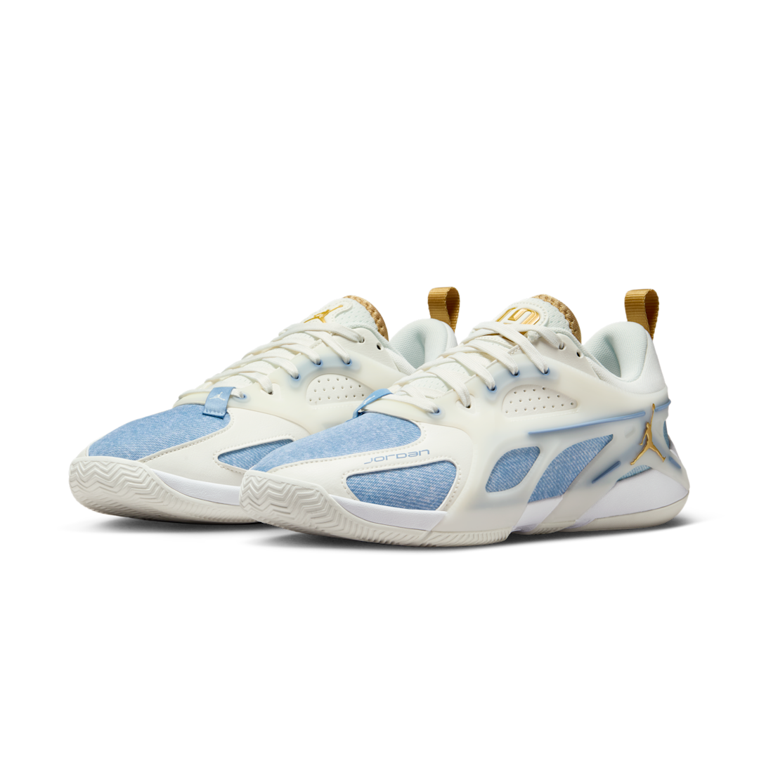 Air Jordan Heir Denim Gold, Sail/Work Blue/Hydrogen Blue/Metallic Gold (FZ2471-104)