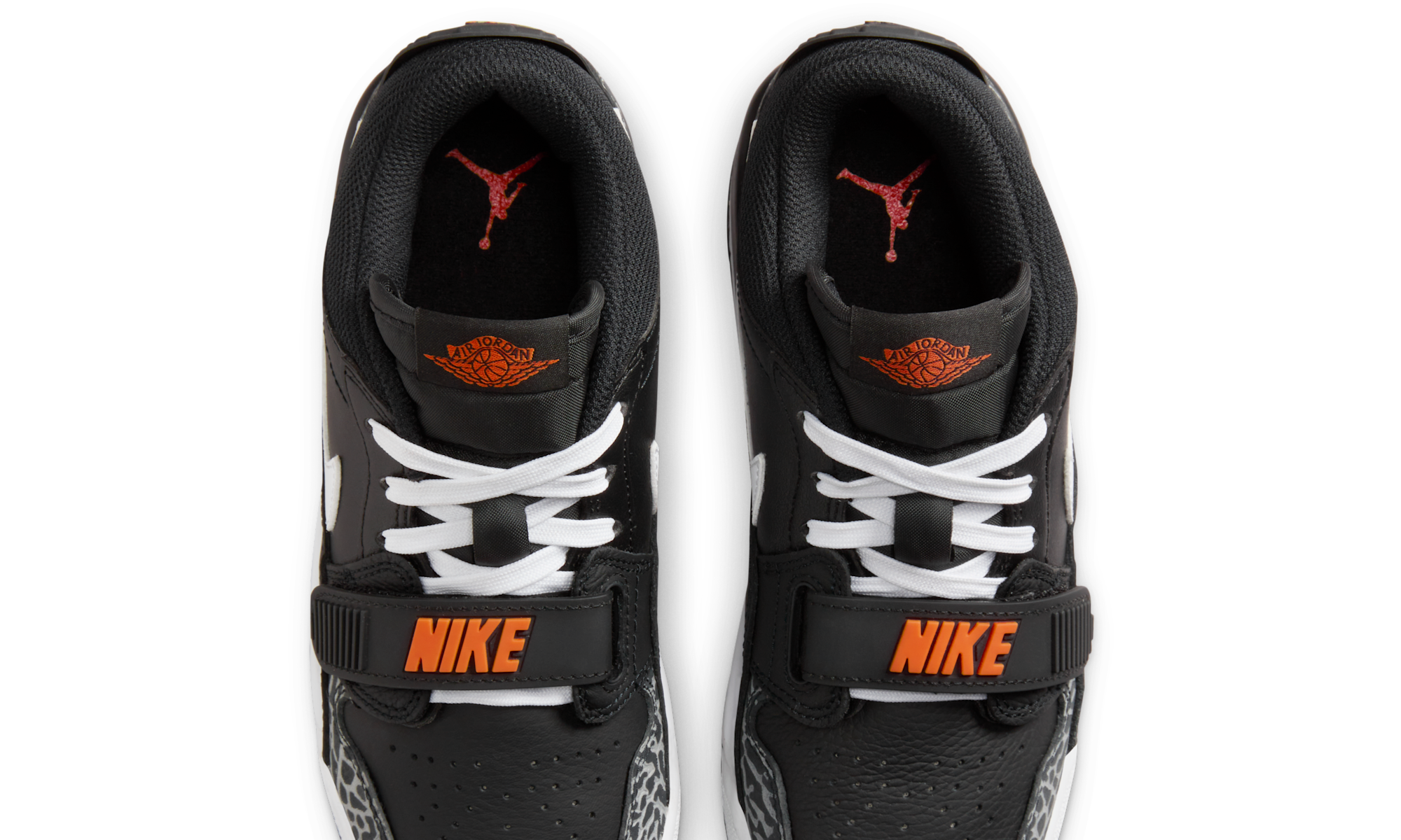 Air Jordan Legacy 312 Low Black White Safety Orange