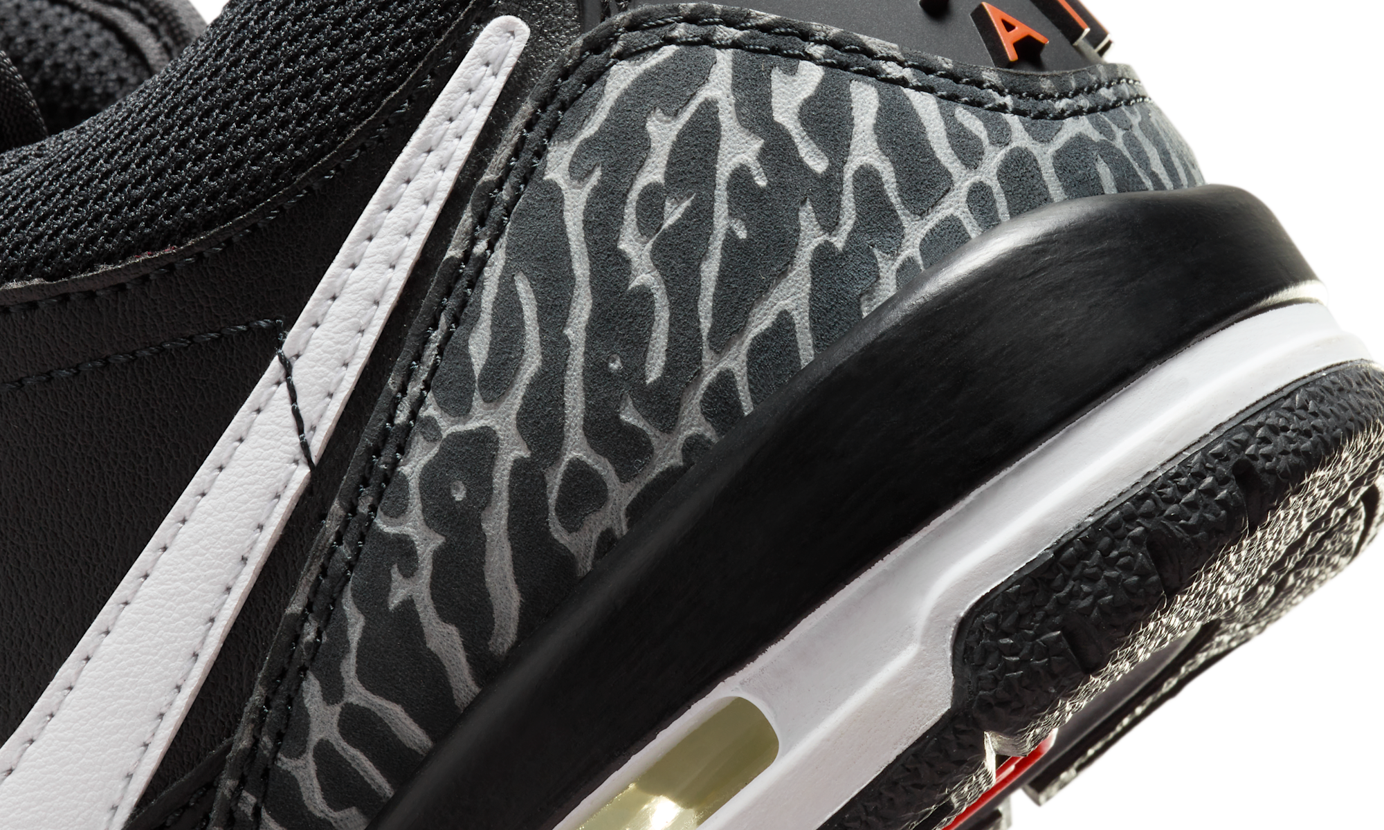 Air Jordan Legacy 312 Low Black White Safety Orange