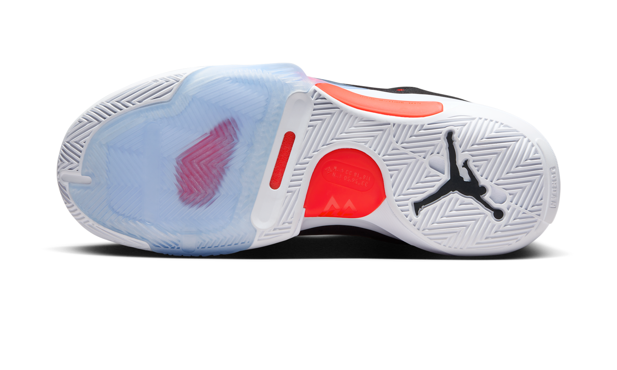 Air Jordan One Take 5 Black Habanero Red (Translucent Outsole)