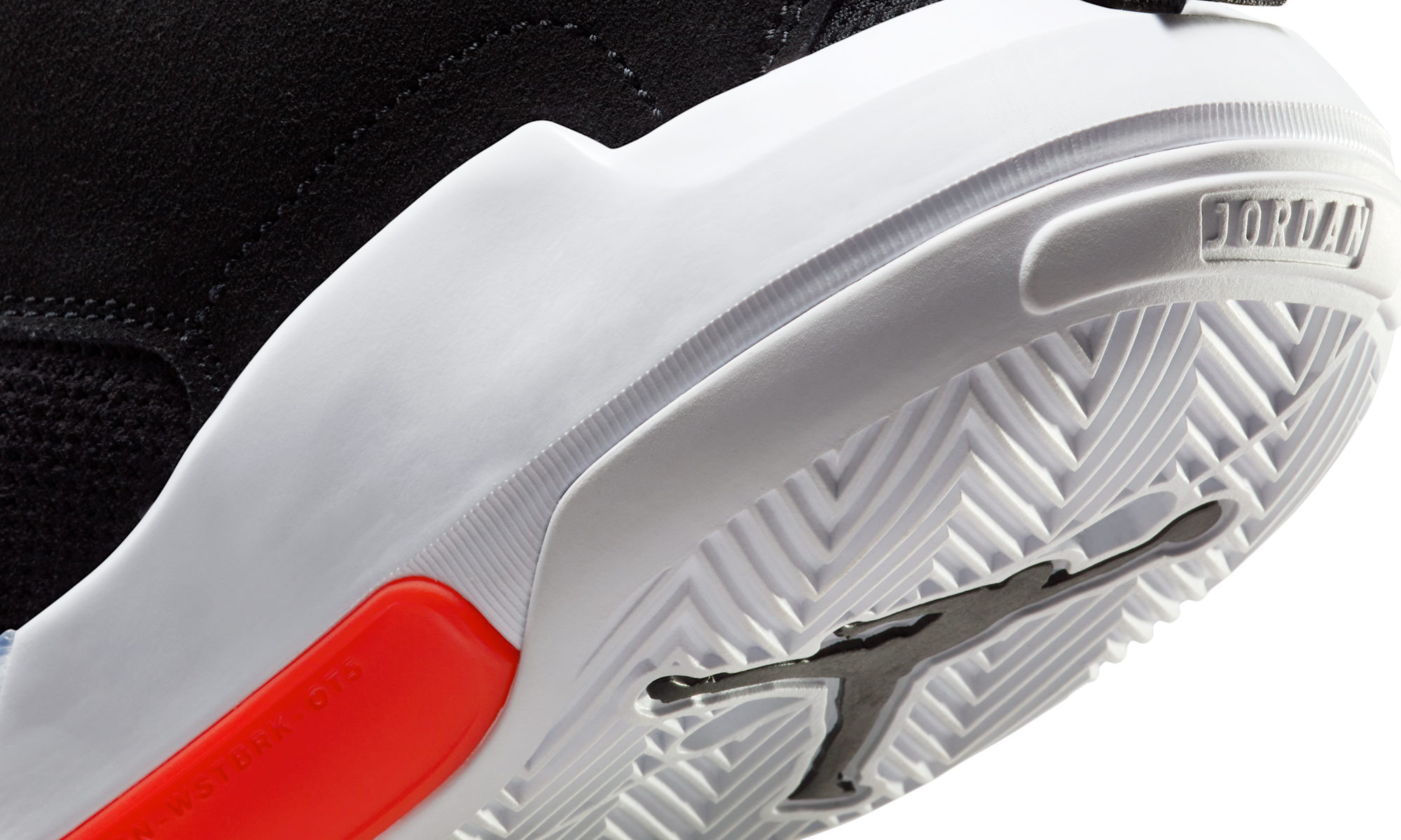 Air Jordan One Take 5 Black Habanero Red (Translucent Outsole)