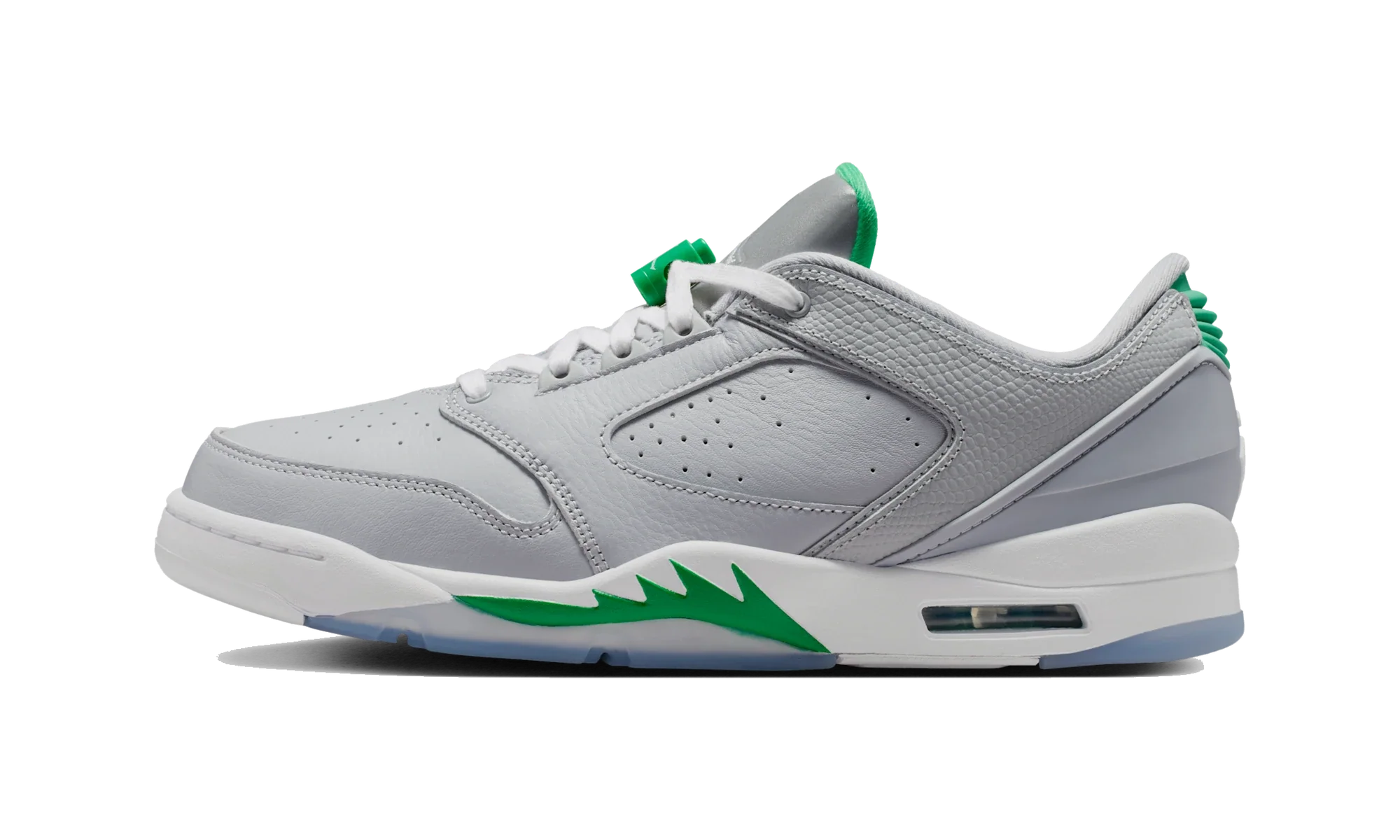 Air Jordan Sixty Plus Low Wolf Grey Lucky Green