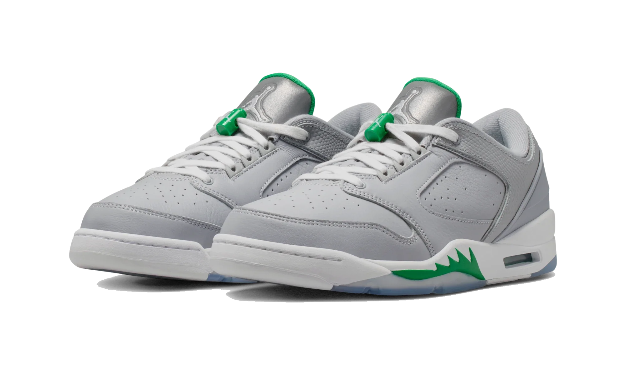 Air Jordan Sixty Plus Low Wolf Grey Lucky Green