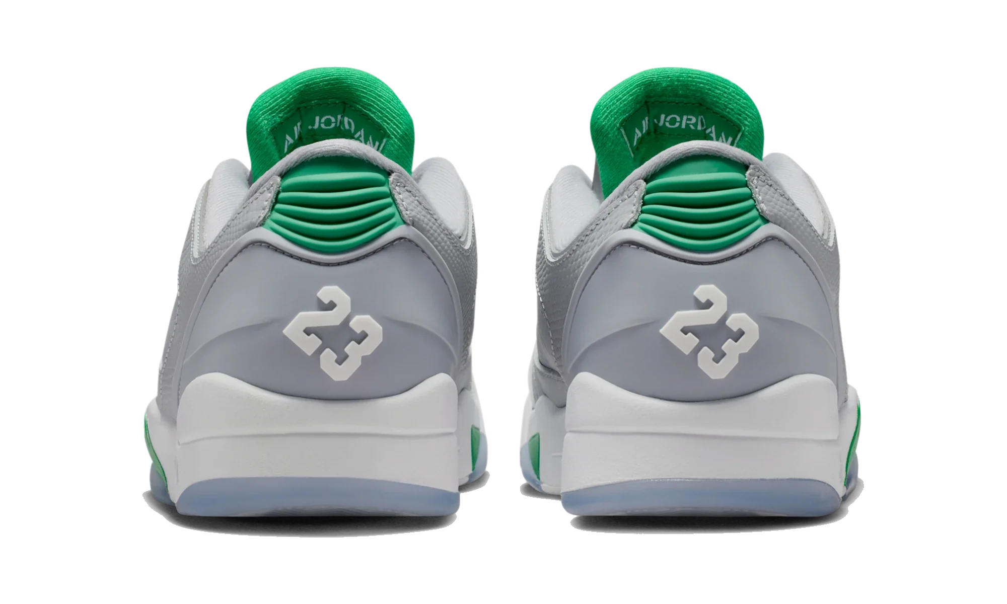 Air Jordan Sixty Plus Low Wolf Grey Lucky Green