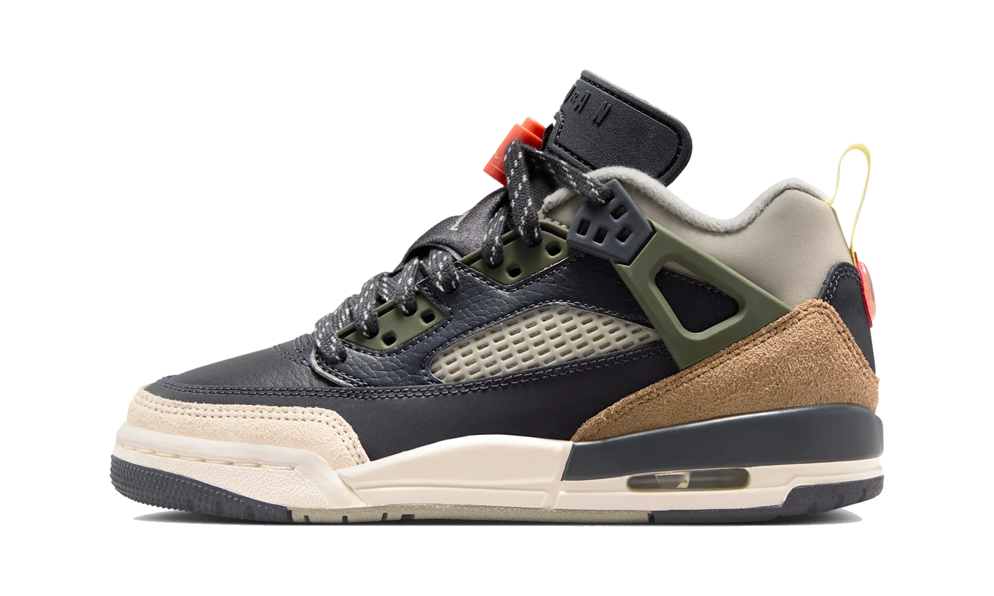Air Jordan Spizike Low Anthracite Mango Cargo Khaki