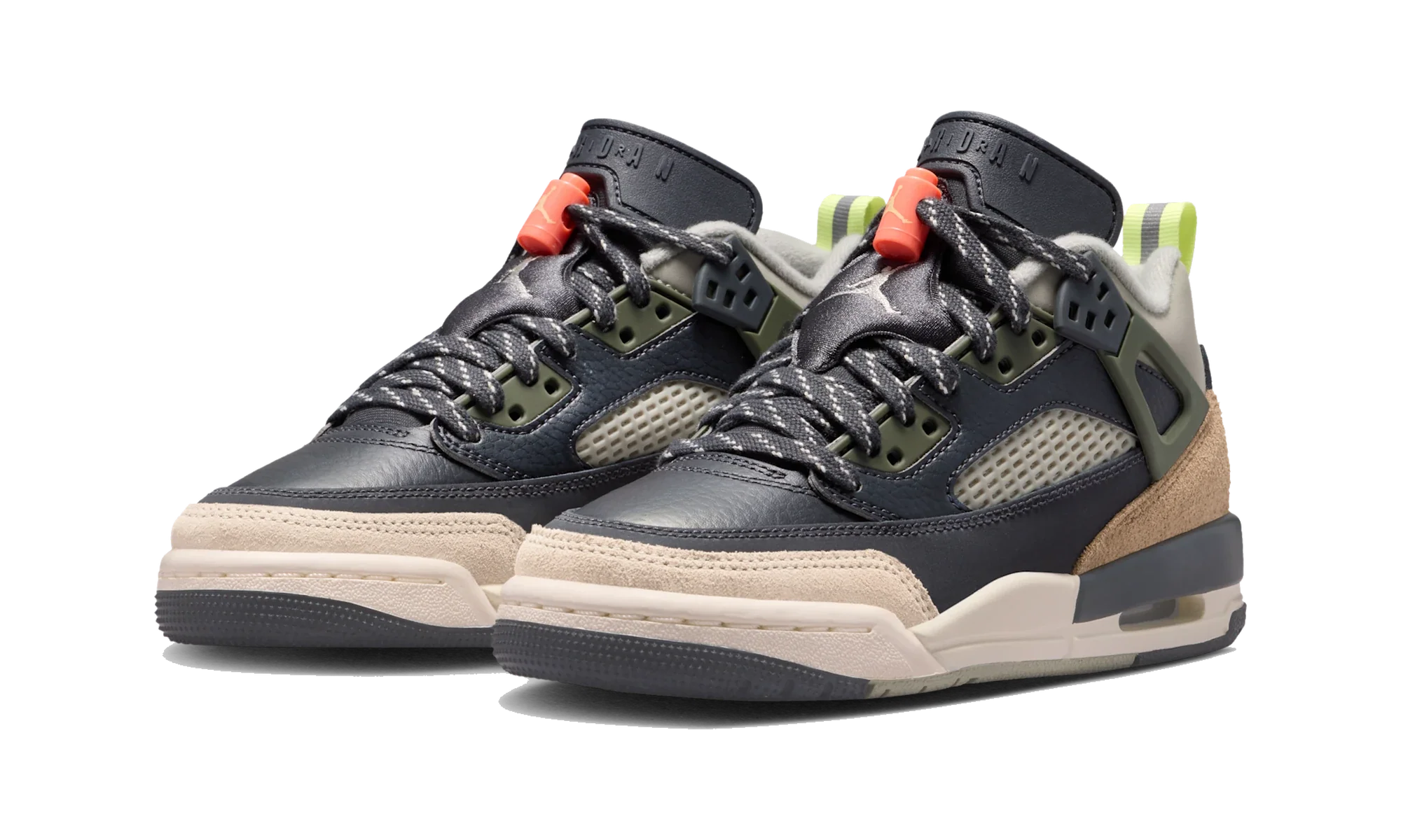 Air Jordan Spizike Low Anthracite Mango Cargo Khaki