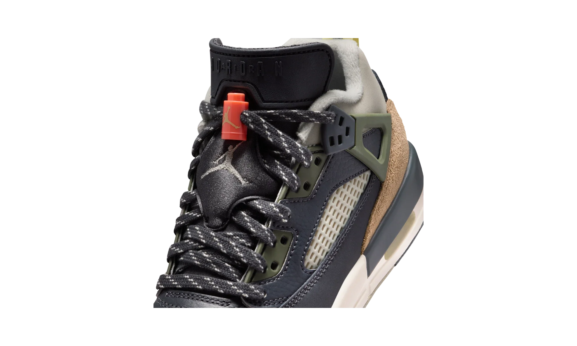 Air Jordan Spizike Low Anthracite Mango Cargo Khaki