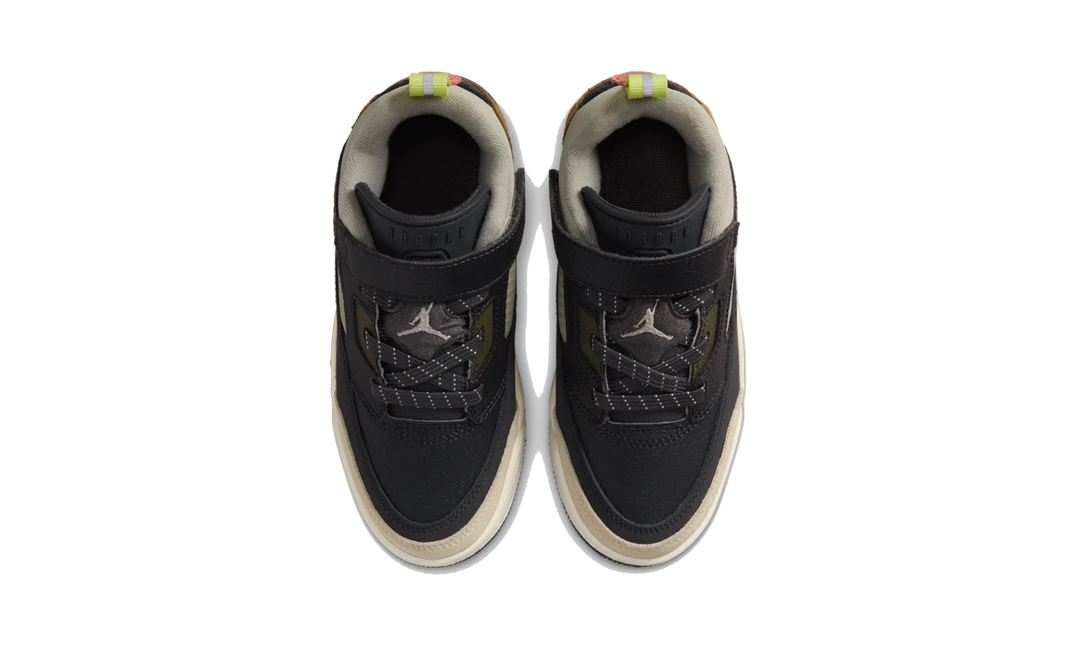 Air Jordan Spizike Low Anthracite Mango Cargo Khaki (PS)