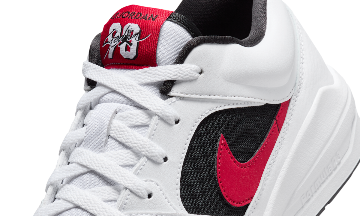 Air Jordan Stadium 90 White Black Gym Red