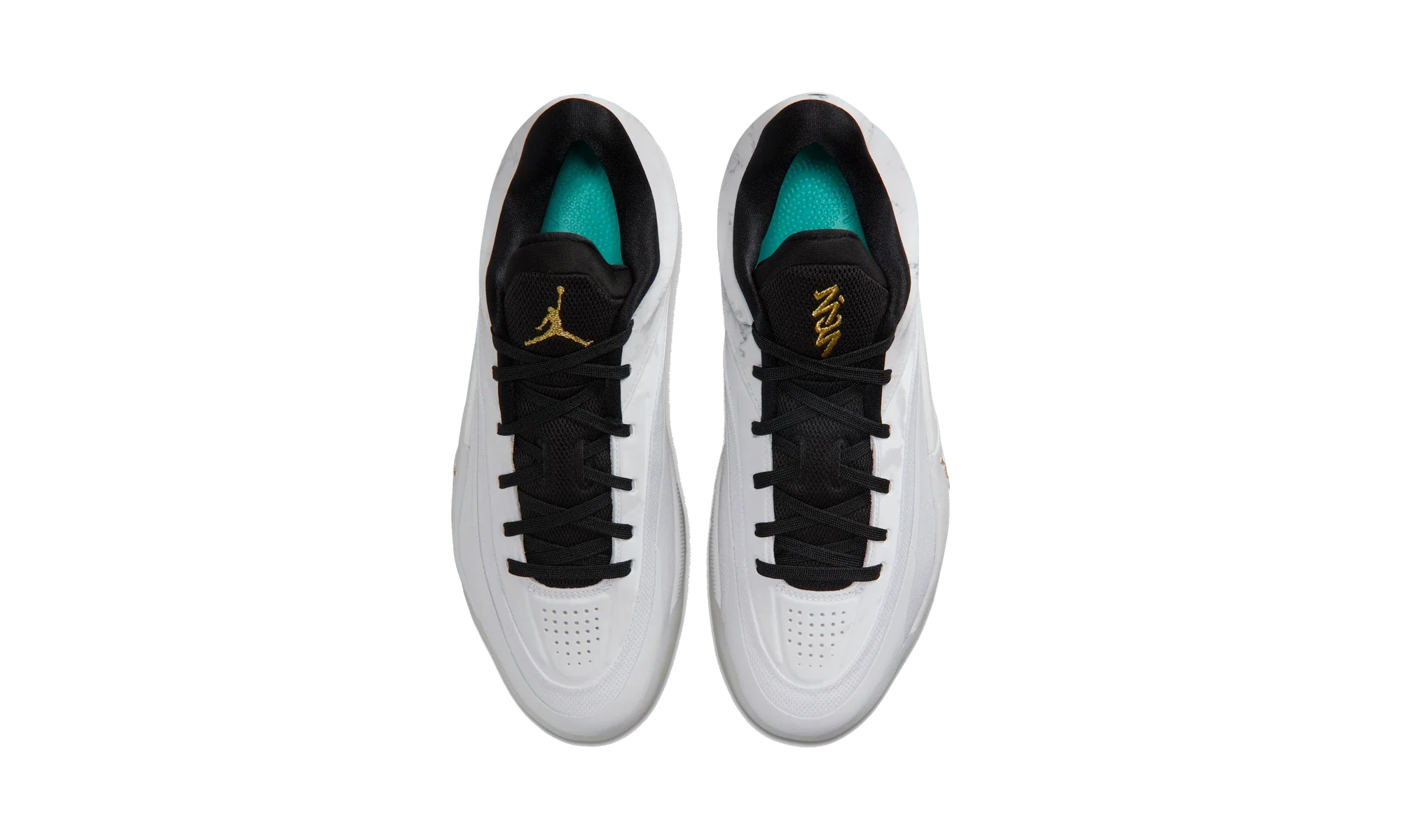 Air Jordan Zion 4 White Metallic Gold
