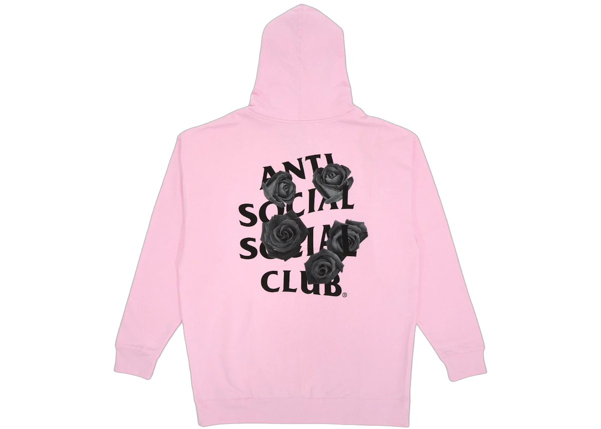 Anti Social Social Club Bat Emoji Hoodie Pink
