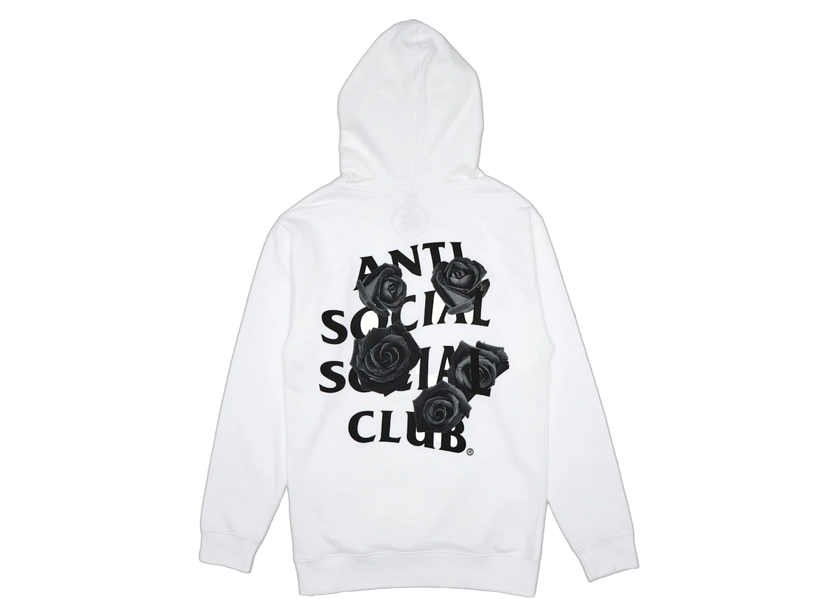 Anti Social Social Club Bat Emoji Hoodie White