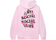 Anti Social Social Club Kkotch Hoodie Pink