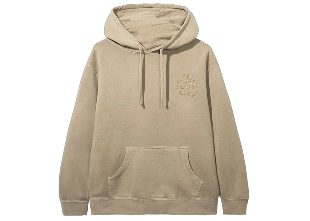 Anti Social Social Club Tone Deaf Hoodie Sand