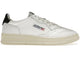 Autry Medalist Leather Low White Black