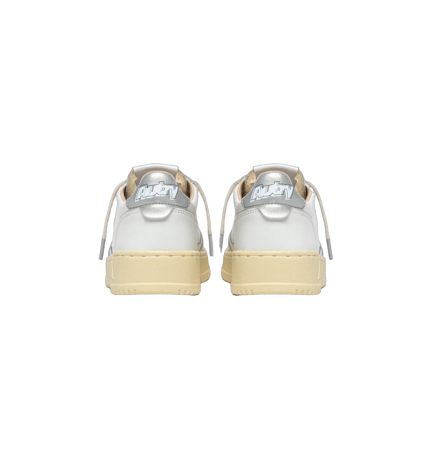 Autry Medalist Low White Silver