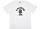 BAPE College Tee White