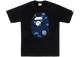 BAPE Color Camo Big Ape Head T-Shirt Black Navy