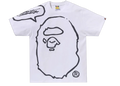 BAPE x Joshua Vides Ape Head Tee White