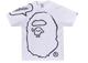 BAPE x Joshua Vides Ape Head Tee White