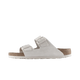Birkenstock Arizona Soft Footbed Suede Antique White