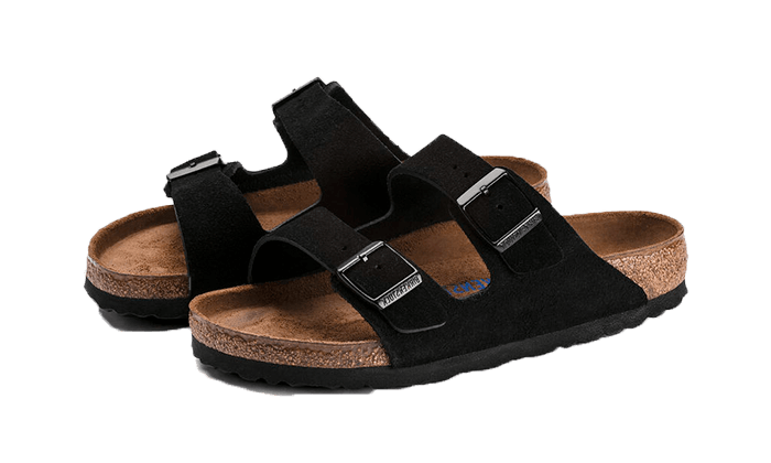 Birkenstock Arizona Soft Footbed Suede Black